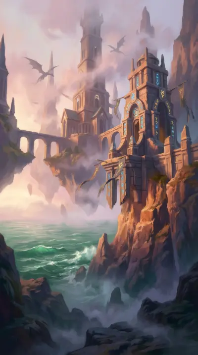 Dragonspire Temple at Dawn