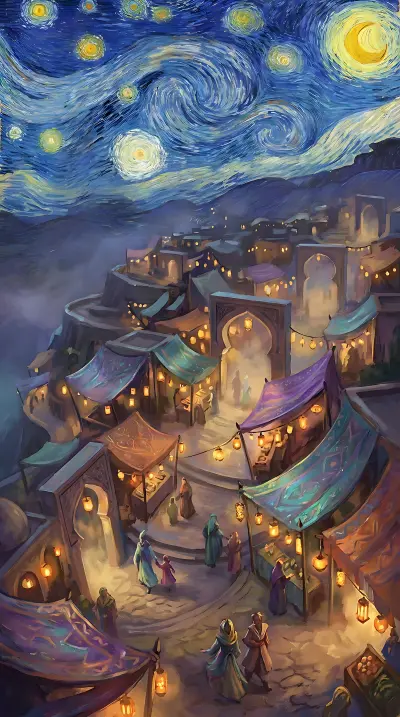 Starry Market of Dreams