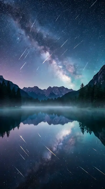 Silent Night Meteor Rain