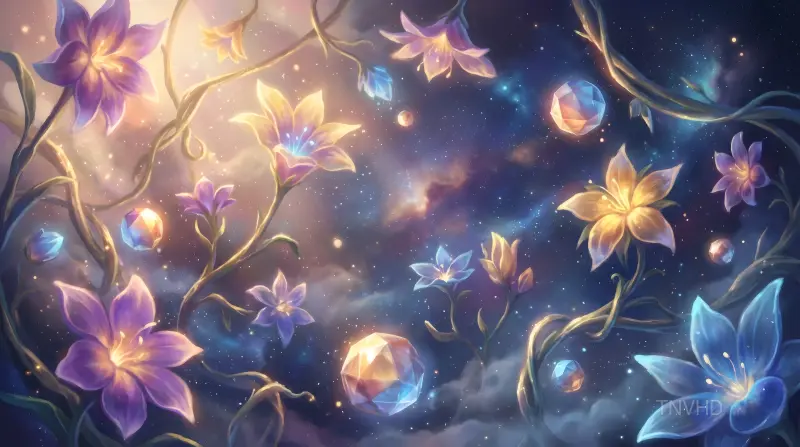 Celestial Garden at Dusk